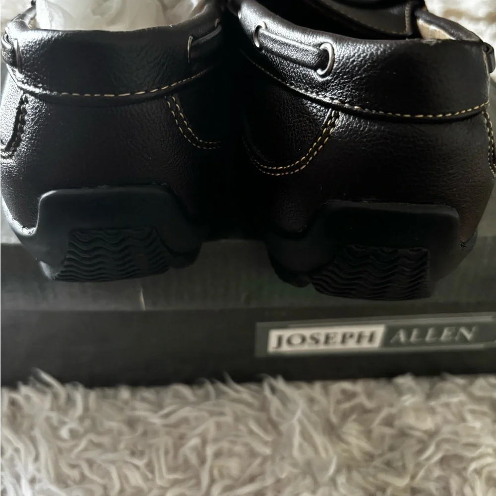 Joseph Allen Brown Slip-On Loafers with Silver Bit